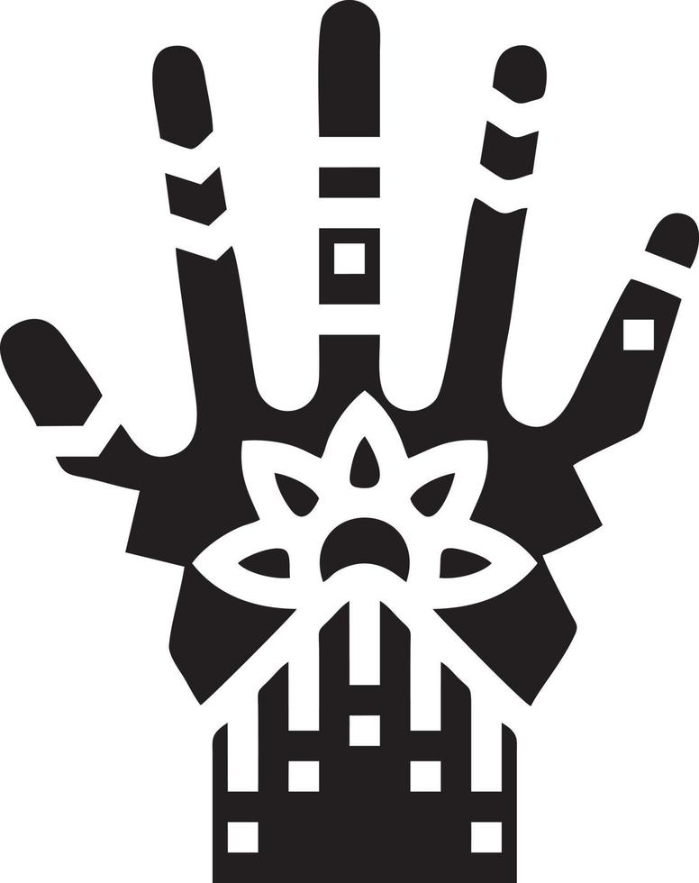 Hand icon symbol vector image. Illustration of the isolated finger hand touch human design. EPS 10