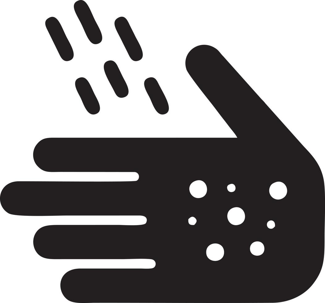 Hand icon symbol vector image. Illustration of the isolated finger hand touch human design. EPS 10