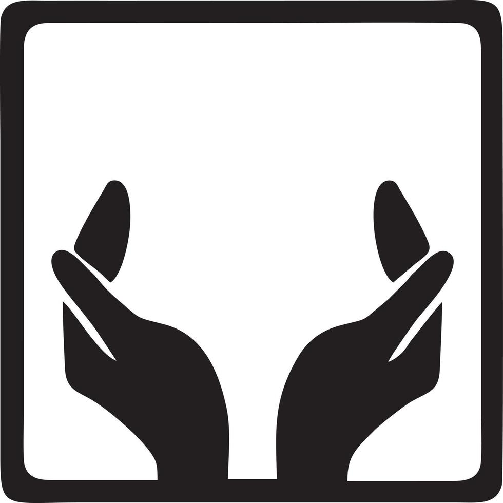 Hand icon symbol vector image. Illustration of the isolated finger hand touch human design. EPS 10