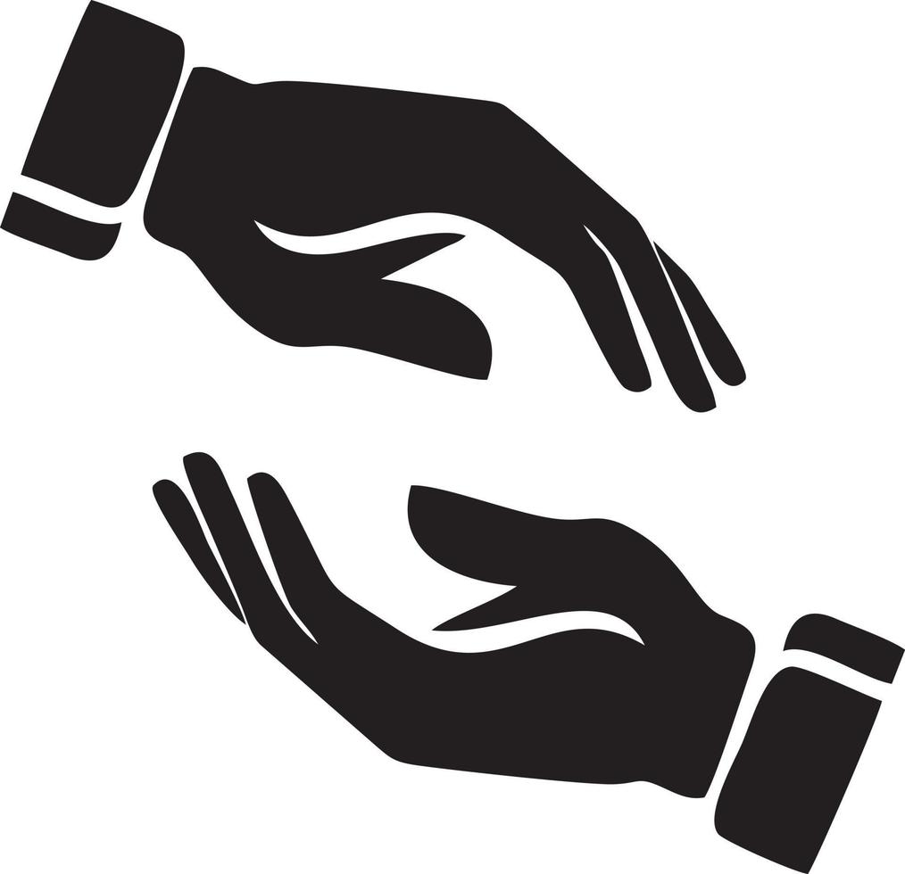 Hand icon symbol vector image. Illustration of the isolated finger hand touch human design. EPS 10