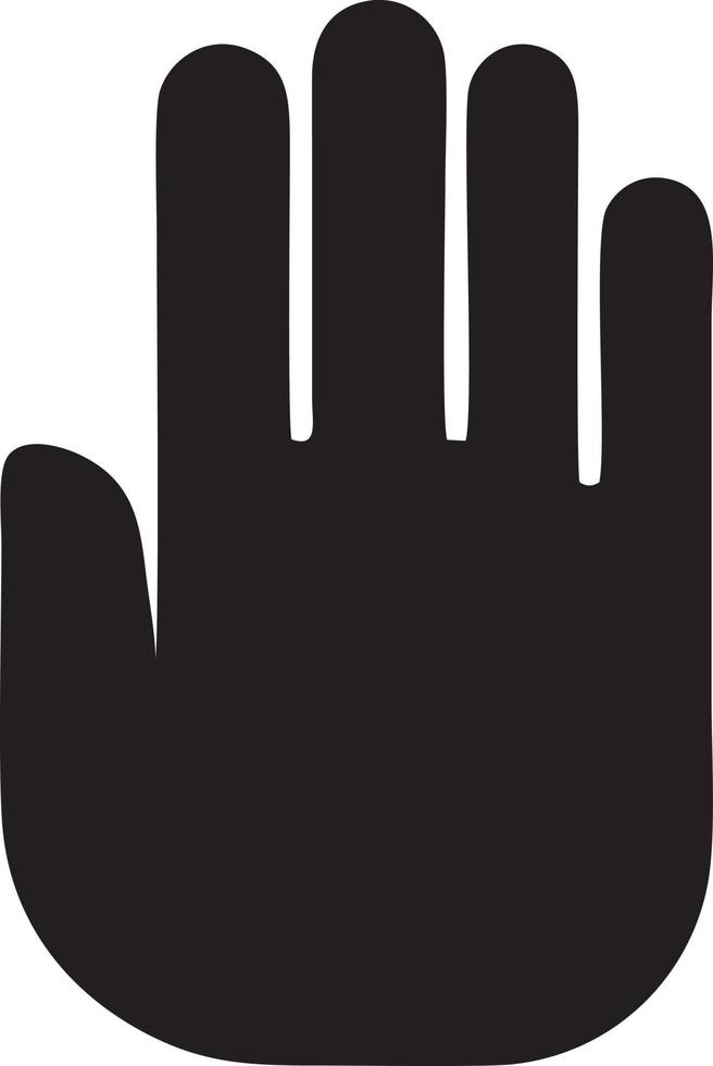 Hand icon symbol vector image. Illustration of the isolated finger hand touch human design. EPS 10