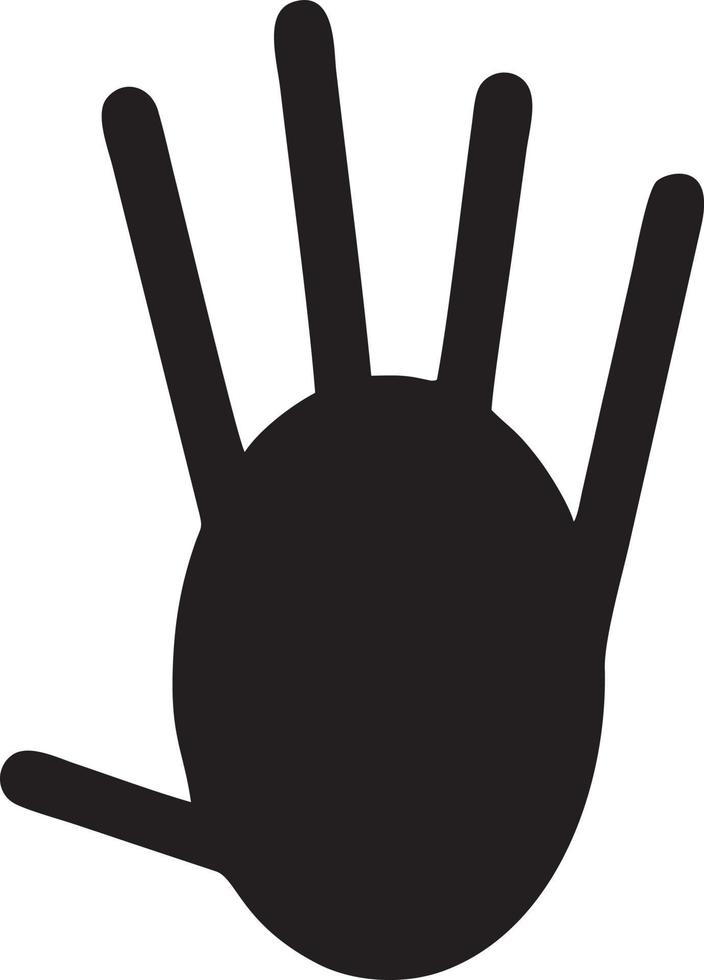 Hand icon symbol vector image. Illustration of the isolated finger hand touch human design. EPS 10