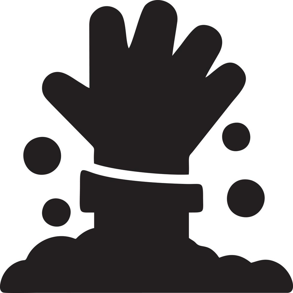 Hand icon symbol vector image. Illustration of the isolated finger hand touch human design. EPS 10