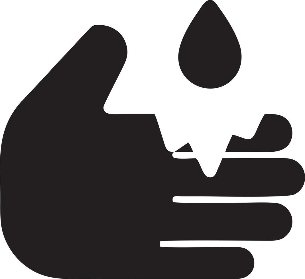 Hand icon symbol vector image. Illustration of the isolated finger hand touch human design. EPS 10