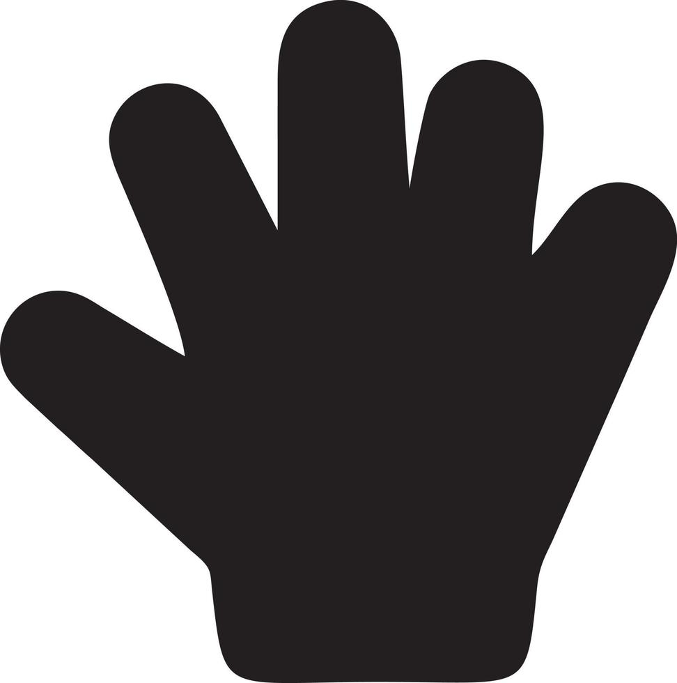 Hand icon symbol vector image. Illustration of the isolated finger hand touch human design. EPS 10