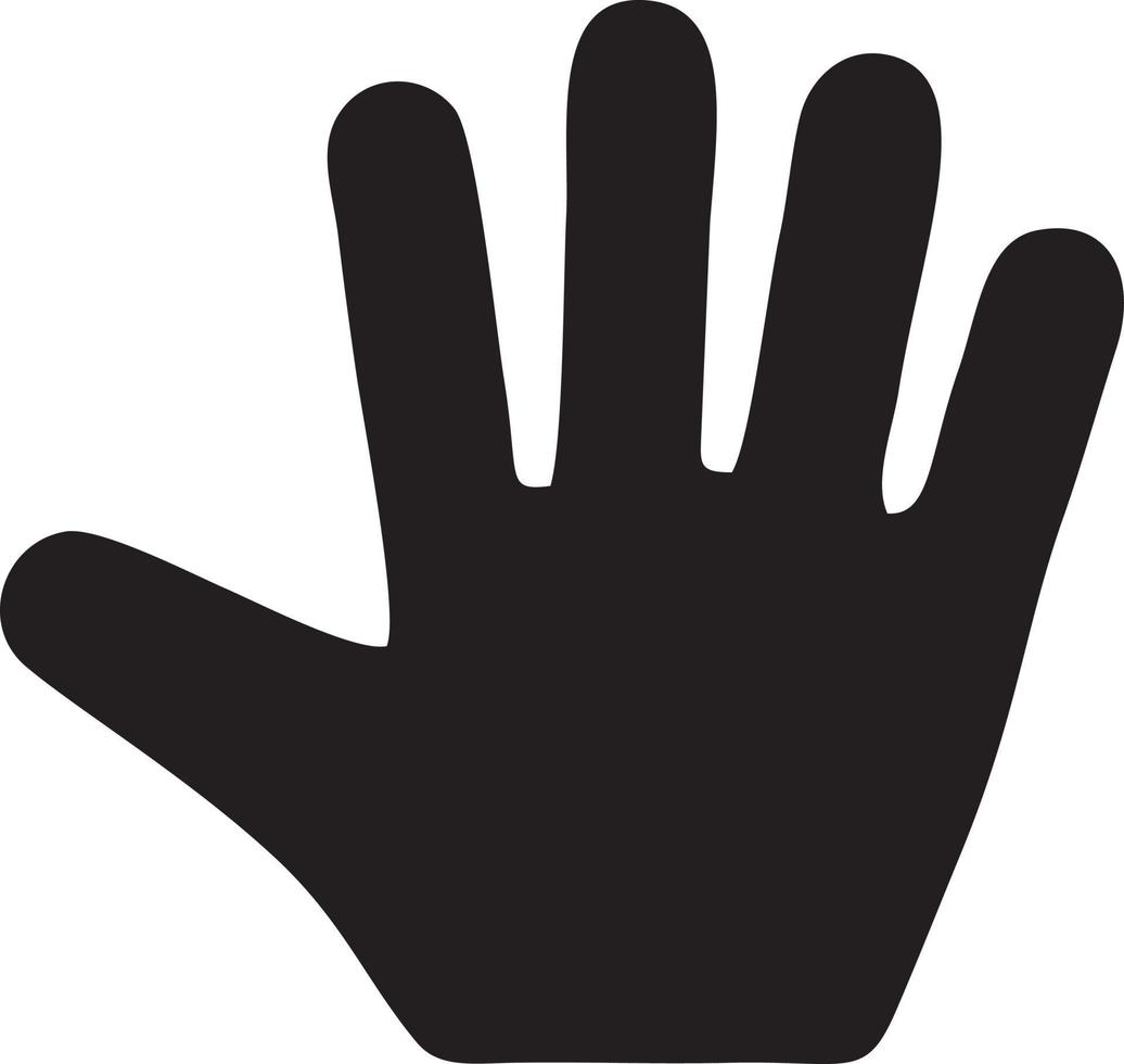 Hand icon symbol vector image. Illustration of the isolated finger hand touch human design. EPS 10