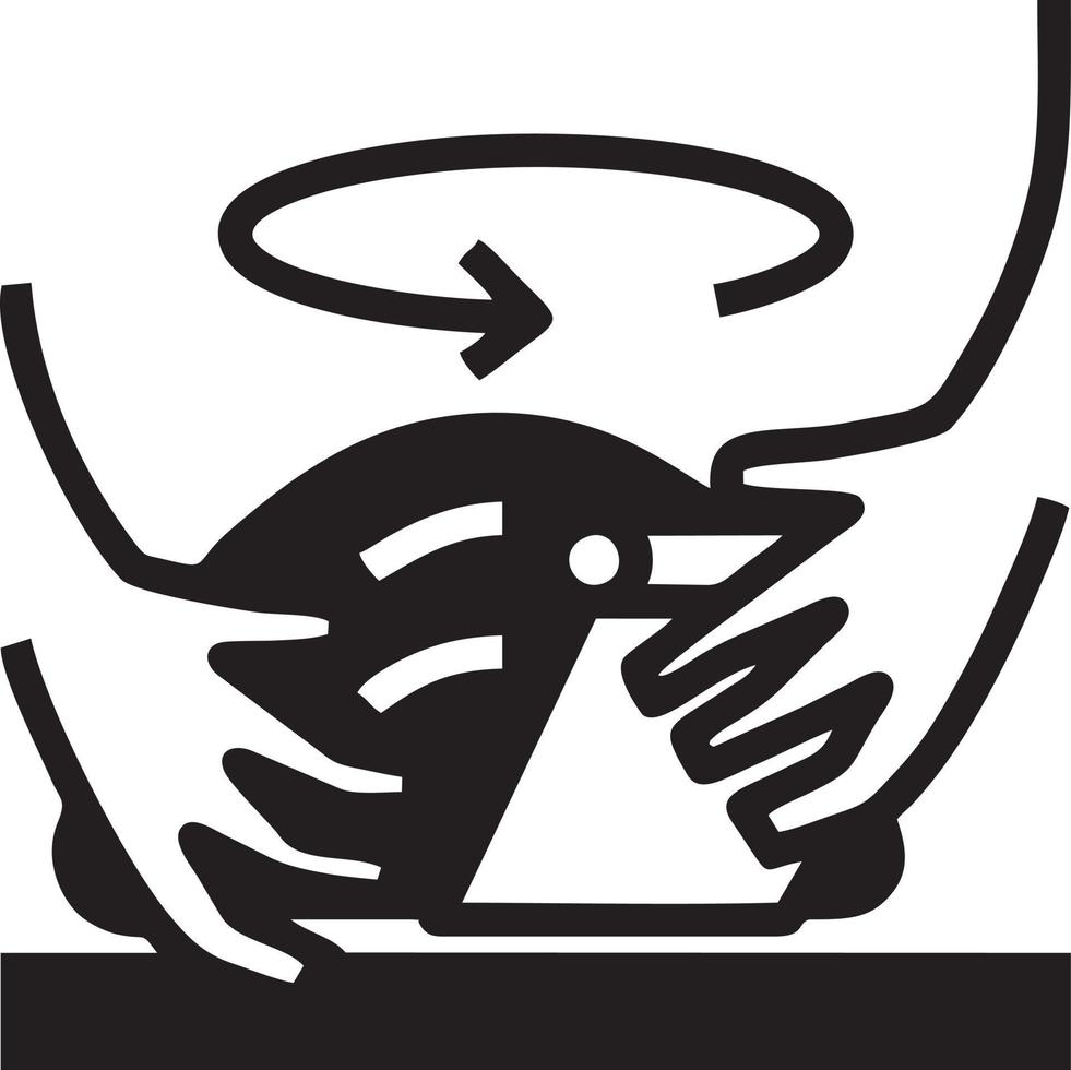 Hand icon symbol vector image. Illustration of the isolated finger hand touch human design. EPS 10