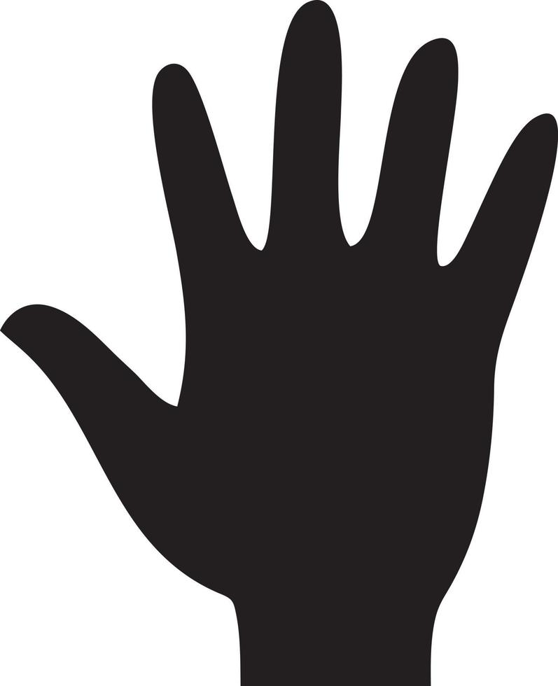 Hand icon symbol vector image. Illustration of the isolated finger hand touch human design. EPS 10