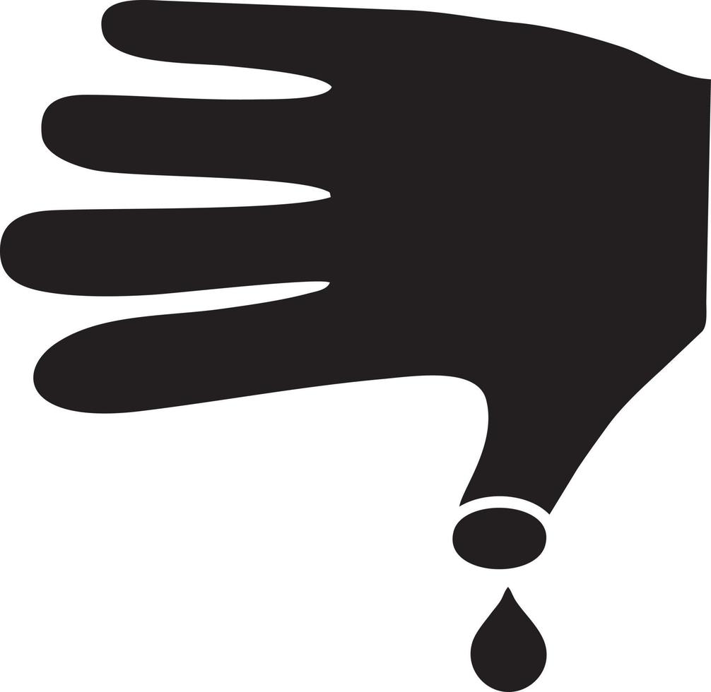 Hand icon symbol vector image. Illustration of the isolated finger hand touch human design. EPS 10
