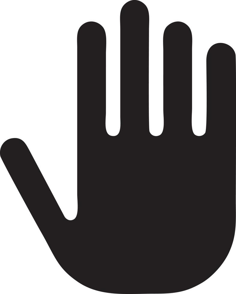 Hand icon symbol vector image. Illustration of the isolated finger hand touch human design. EPS 10