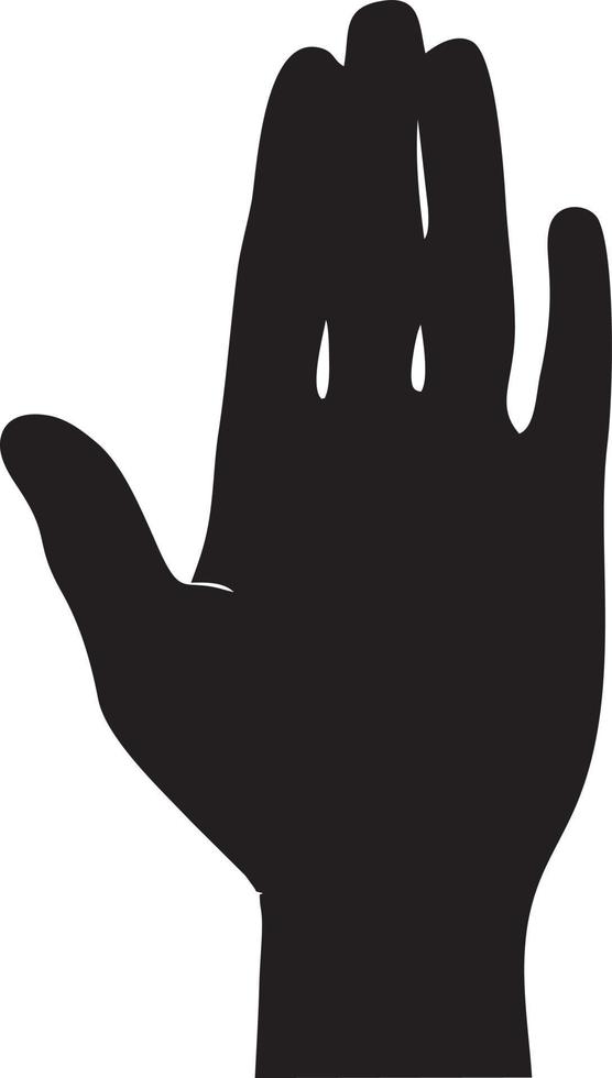 Hand icon symbol vector image. Illustration of the isolated finger hand touch human design. EPS 10