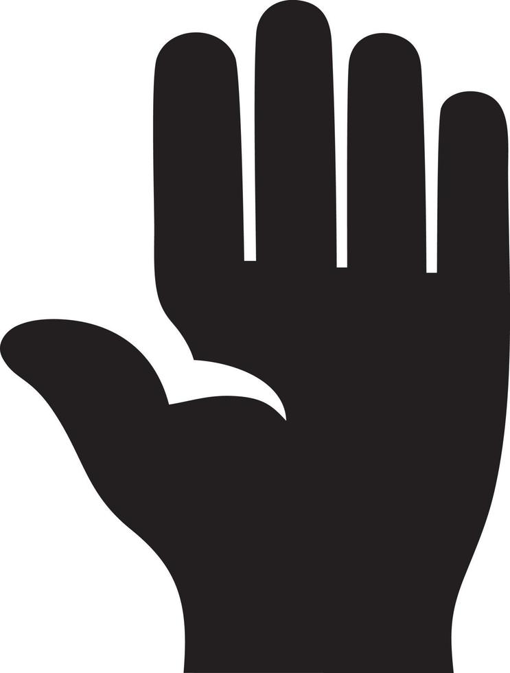 Hand icon symbol vector image. Illustration of the isolated finger hand touch human design. EPS 10