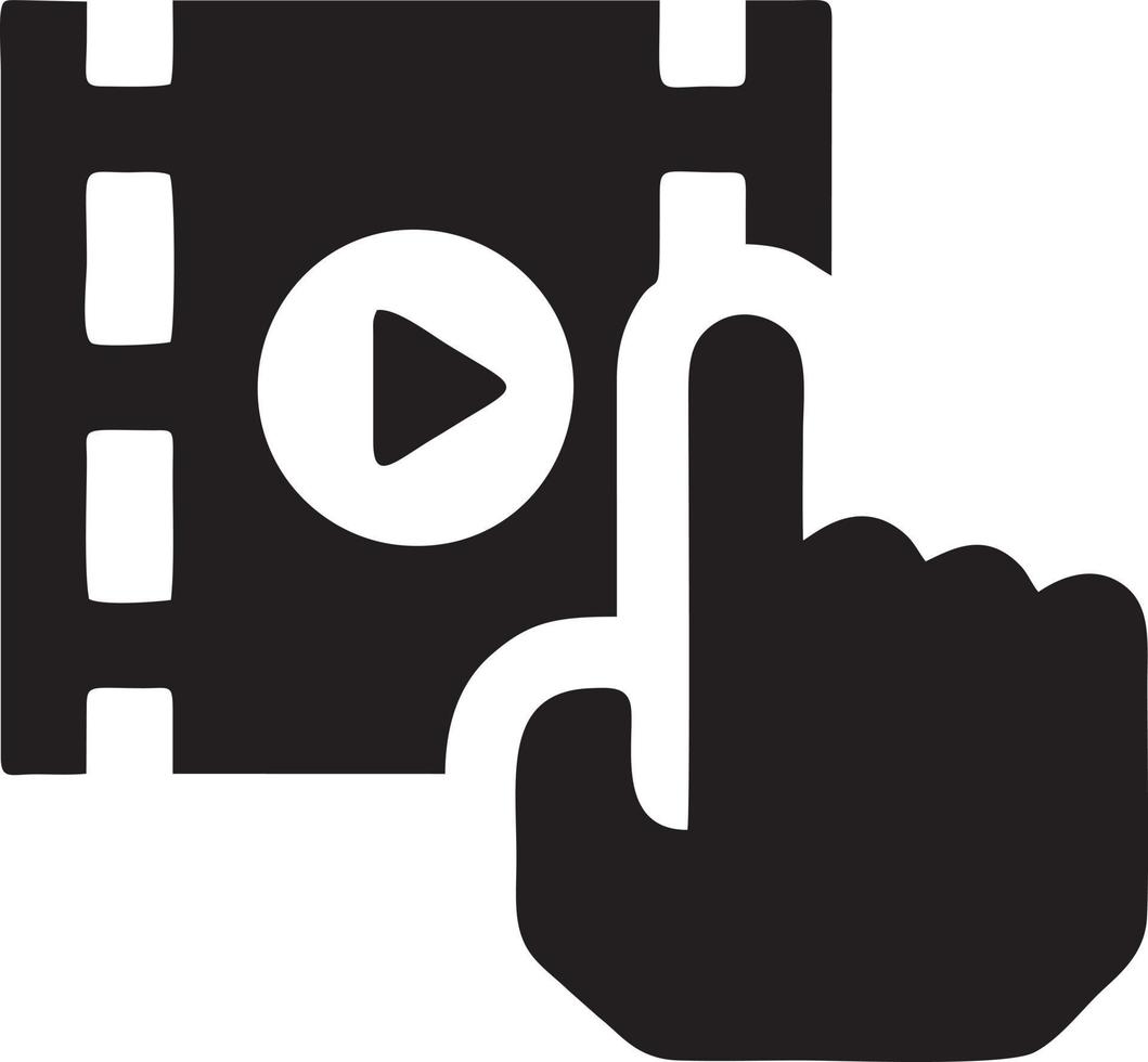 Hand icon symbol vector image. Illustration of the isolated finger hand touch human design. EPS 10