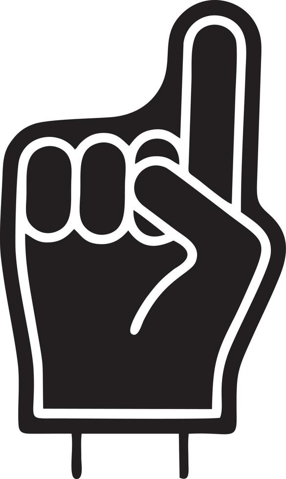 Hand icon symbol vector image. Illustration of the isolated finger hand touch human design. EPS 10
