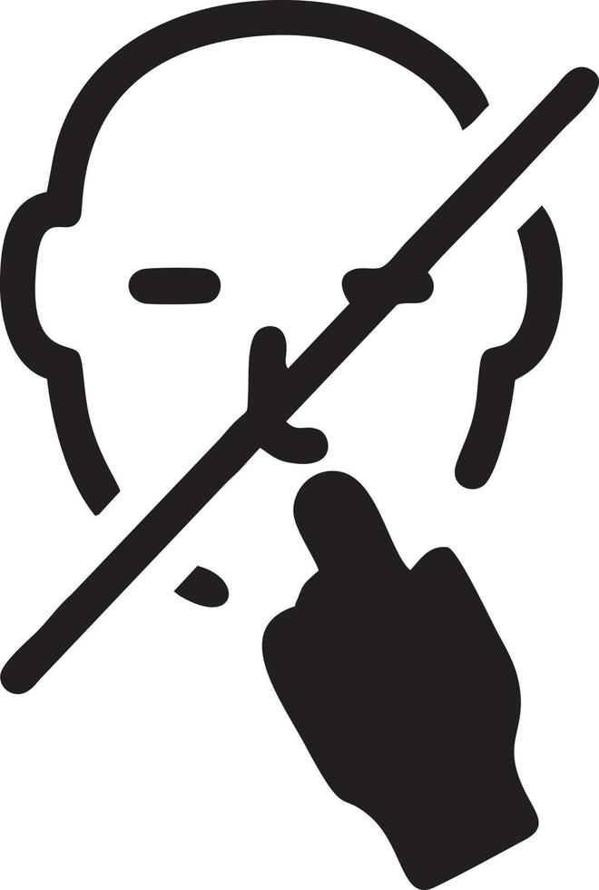 Hand icon symbol vector image. Illustration of the isolated finger hand touch human design. EPS 10