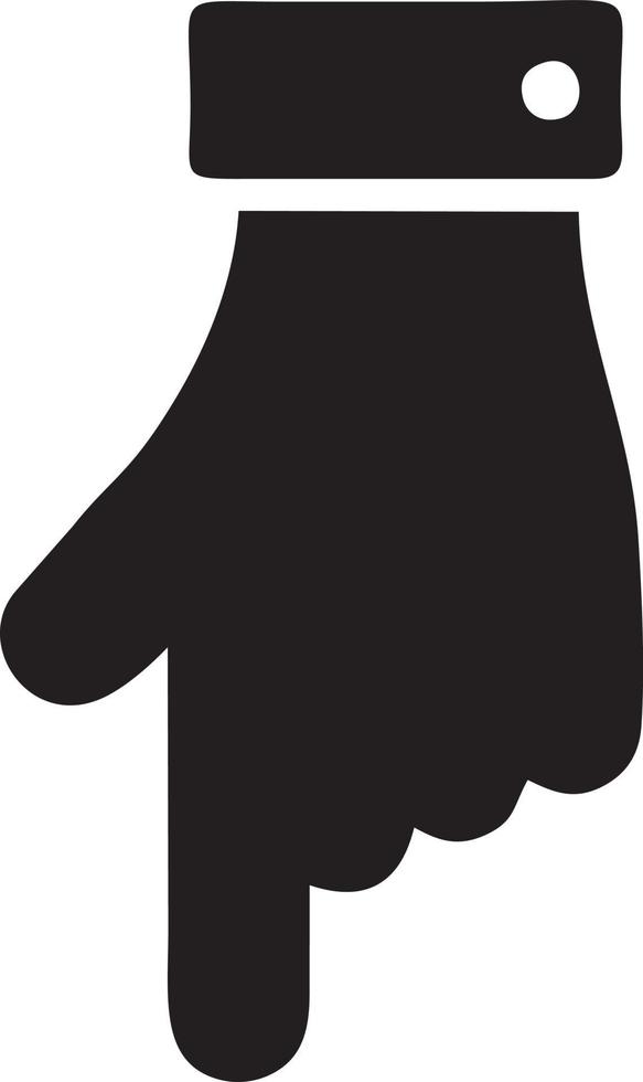 Hand icon symbol vector image. Illustration of the isolated finger hand touch human design. EPS 10