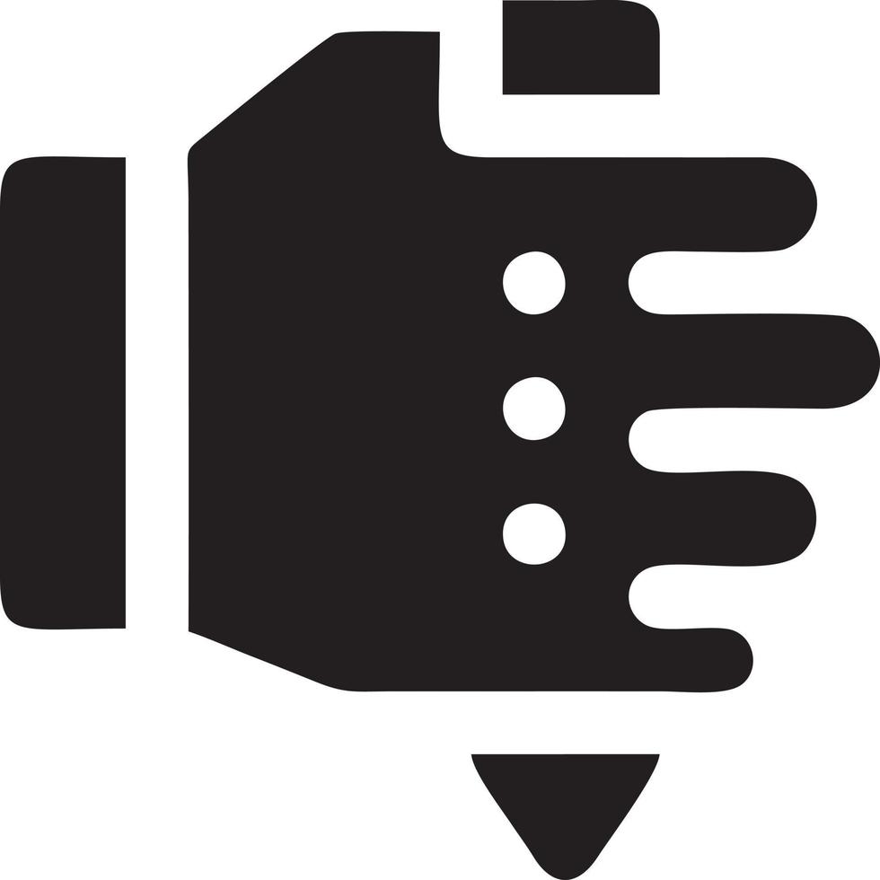 Hand icon symbol vector image. Illustration of the isolated finger hand touch human design. EPS 10