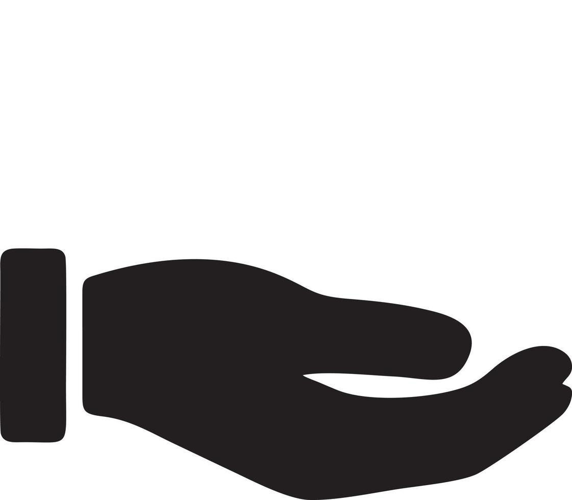 Hand icon symbol vector image. Illustration of the isolated finger hand touch human design. EPS 10