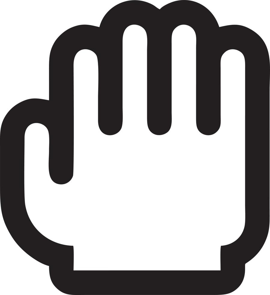 Hand icon symbol vector image. Illustration of the isolated finger hand touch human design. EPS 10