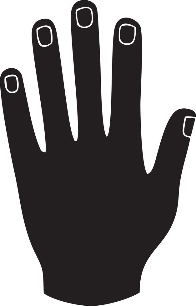 Hand icon symbol vector image. Illustration of the isolated finger hand touch human design. EPS 10