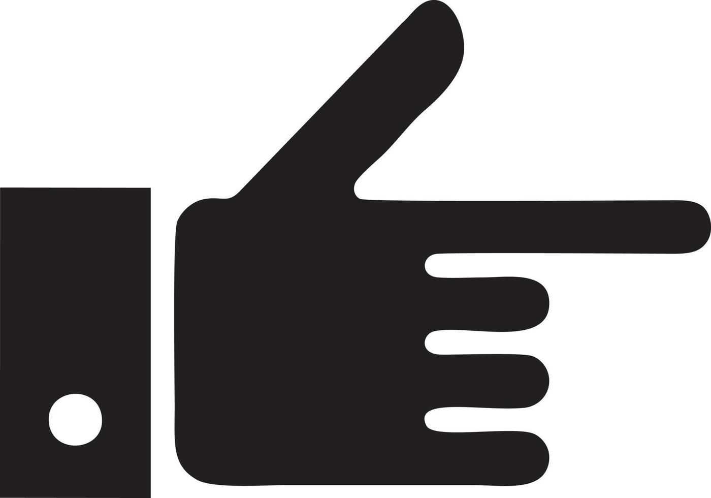 Hand icon symbol vector image. Illustration of the isolated finger hand touch human design. EPS 10