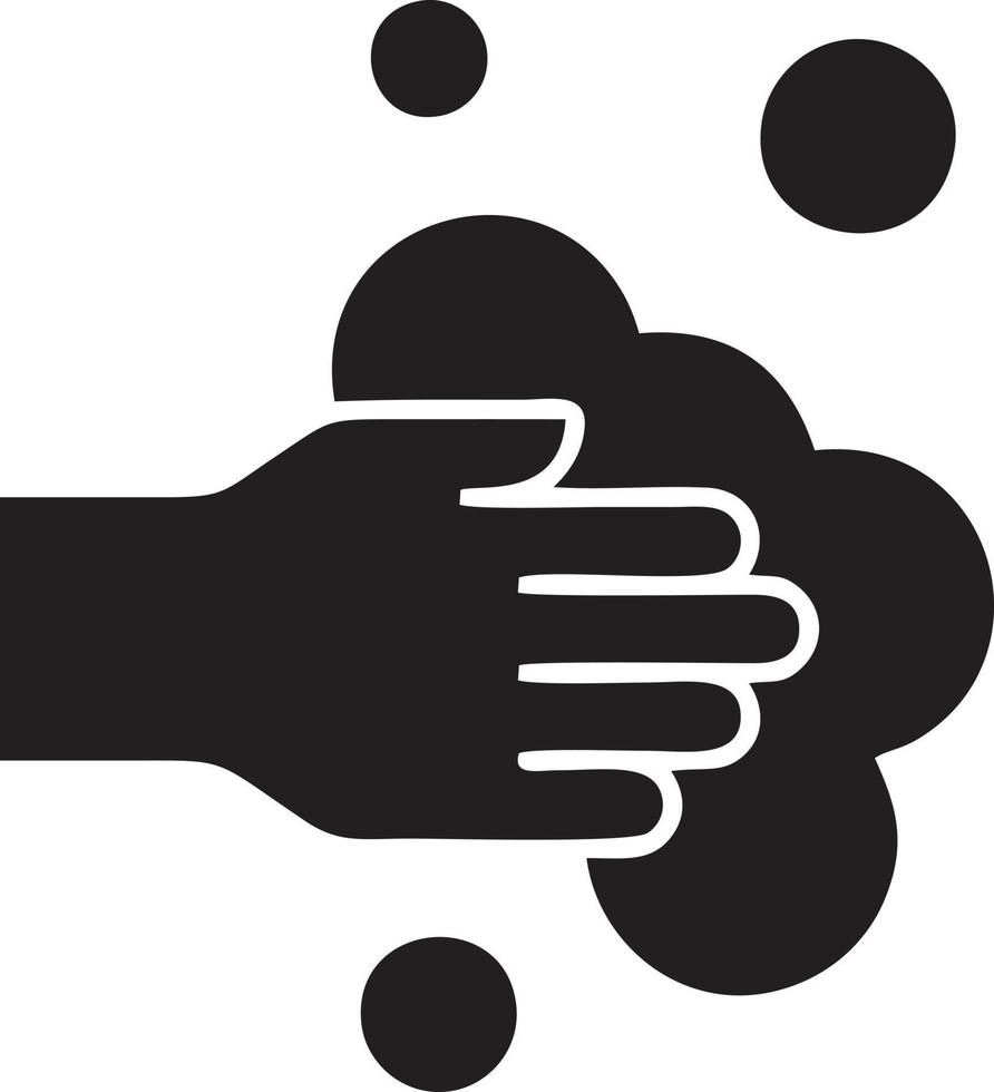 Hand icon symbol vector image. Illustration of the isolated finger hand touch human design. EPS 10