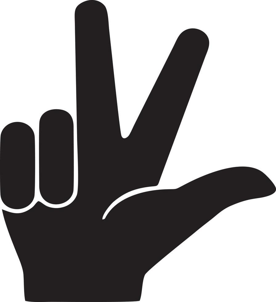 Hand icon symbol vector image. Illustration of the isolated finger hand touch human design. EPS 10