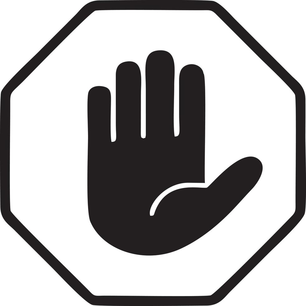 Hand icon symbol vector image. Illustration of the isolated finger hand touch human design. EPS 10