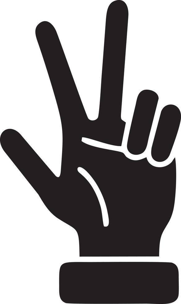 Hand icon symbol vector image. Illustration of the isolated finger hand touch human design. EPS 10