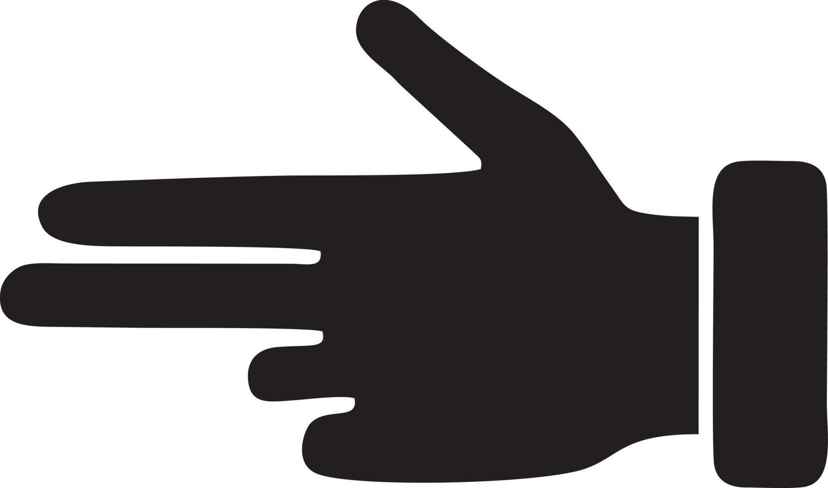 Hand icon symbol vector image. Illustration of the isolated finger hand touch human design. EPS 10