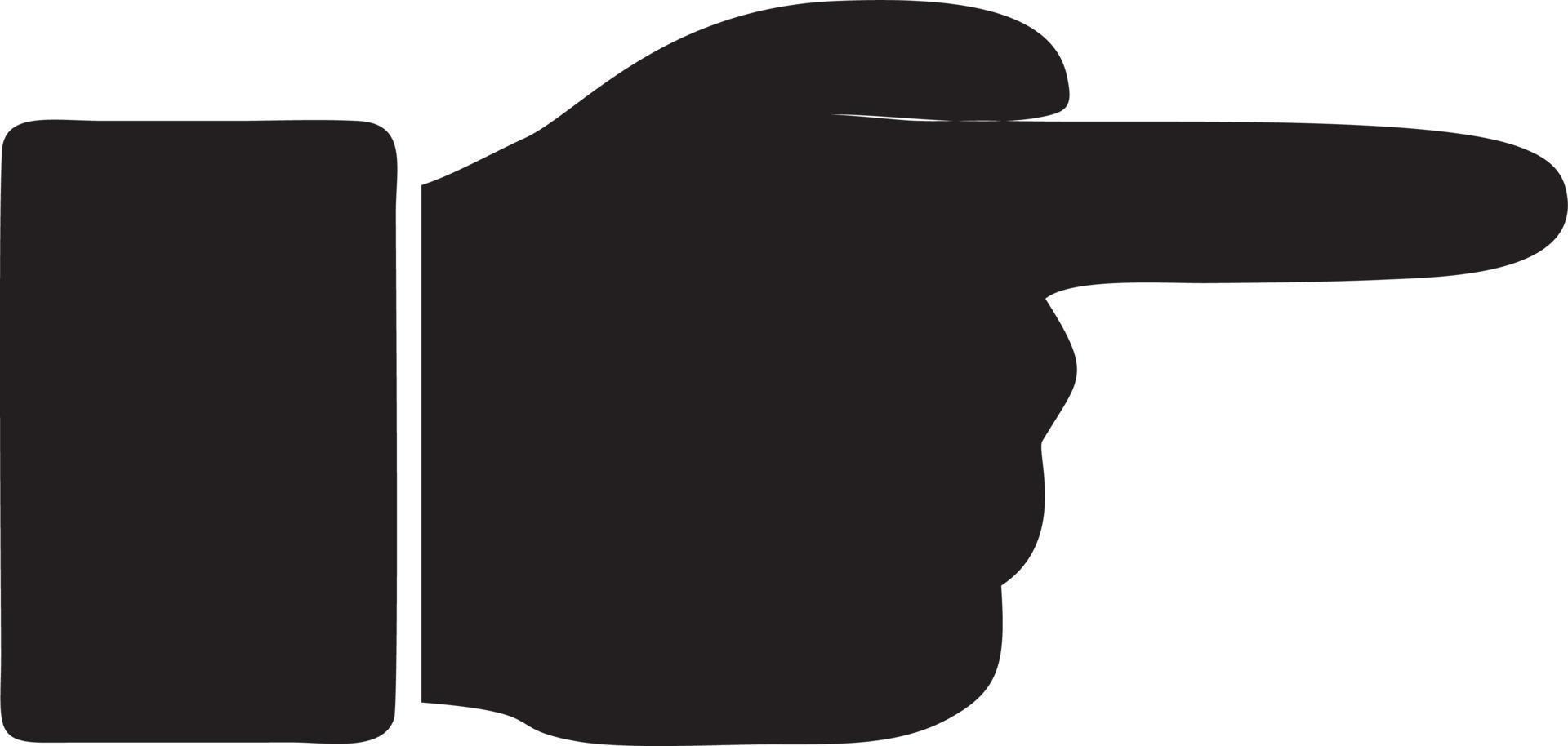 Hand icon symbol vector image. Illustration of the isolated finger hand touch human design. EPS 10