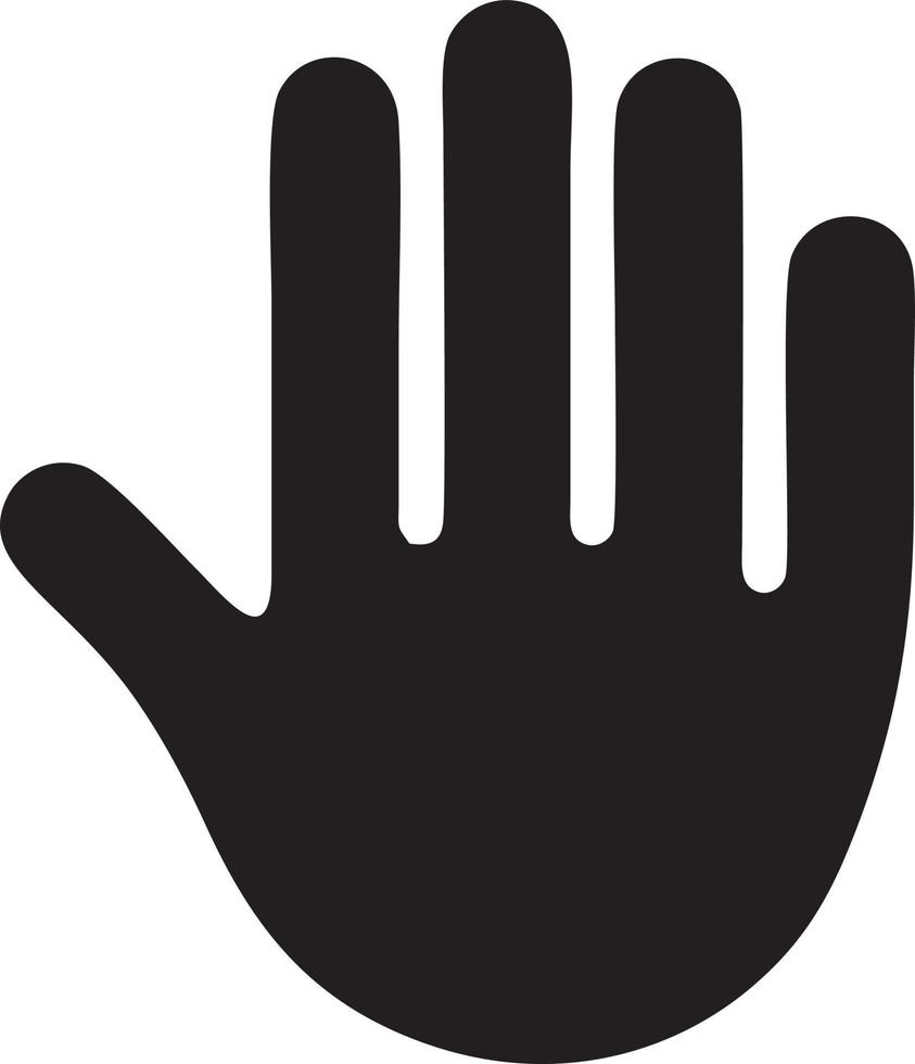Hand icon symbol vector image. Illustration of the isolated finger hand touch human design. EPS 10