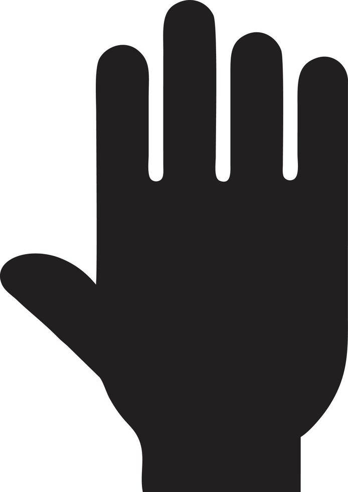 Hand icon symbol vector image. Illustration of the isolated finger hand touch human design. EPS 10