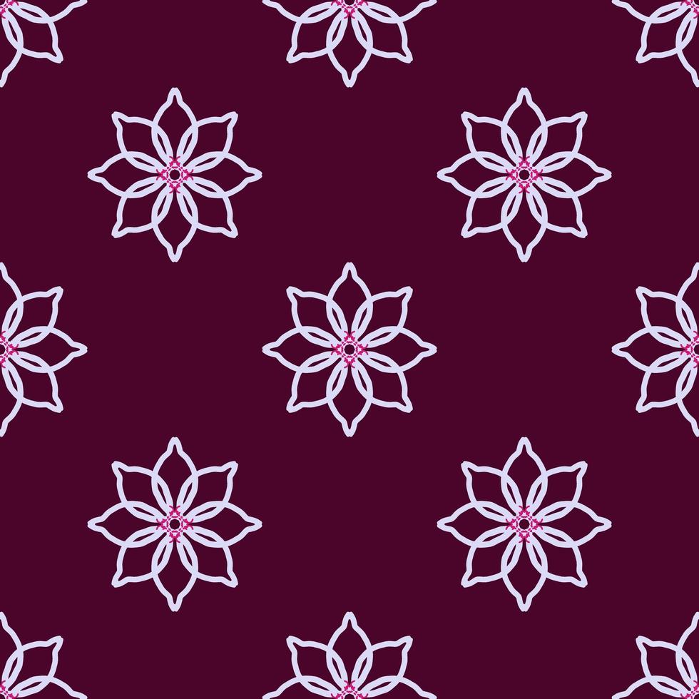 pattern with flower illustration design photo