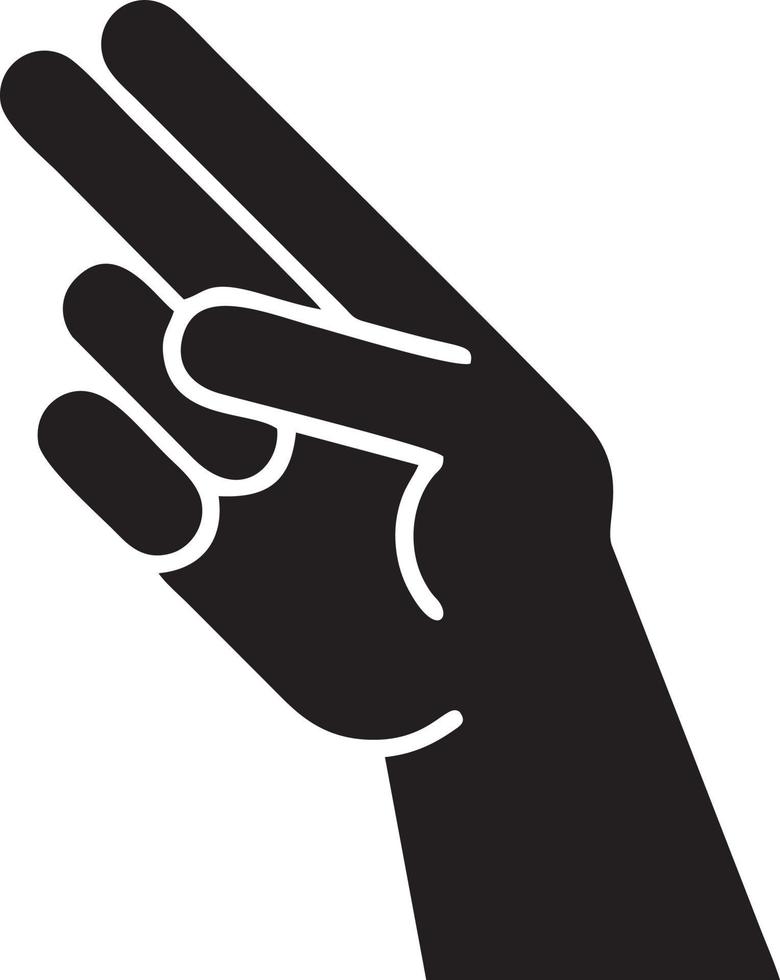 Hand icon symbol vector image. Illustration of the isolated finger hand touch human design. EPS 10