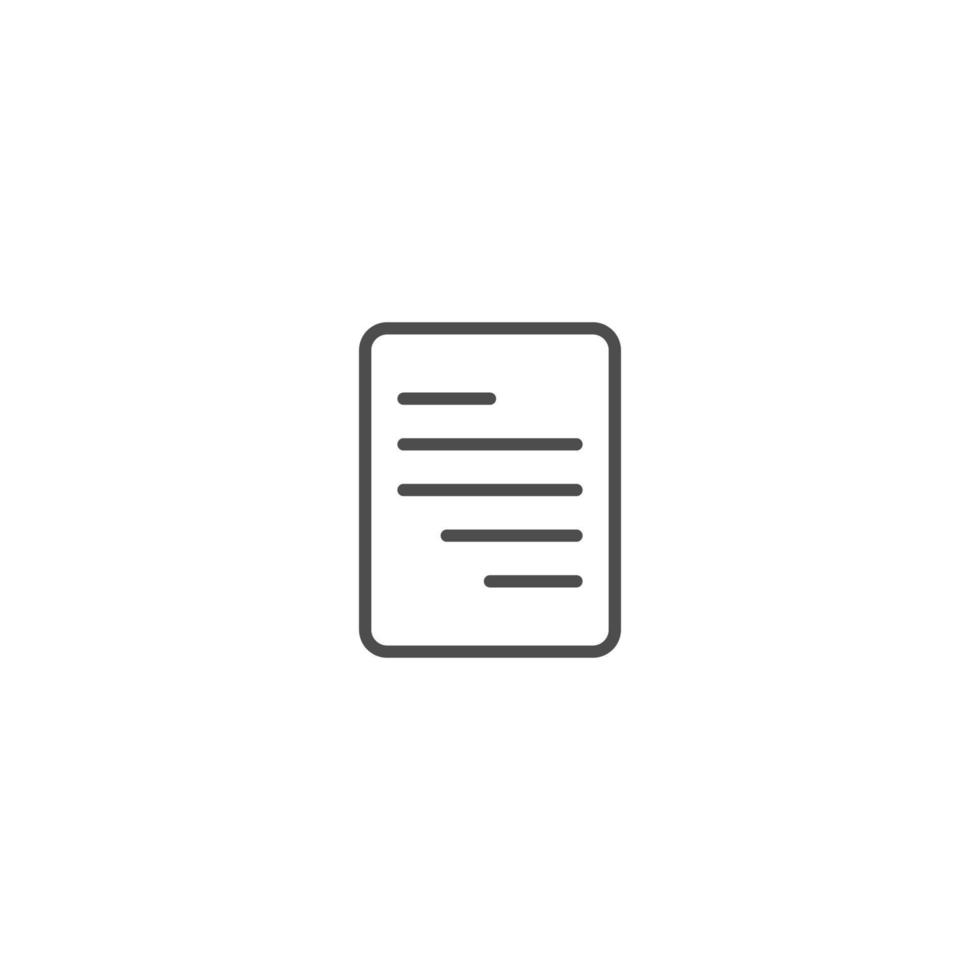 cuaderno y archivo sencillo icono vector