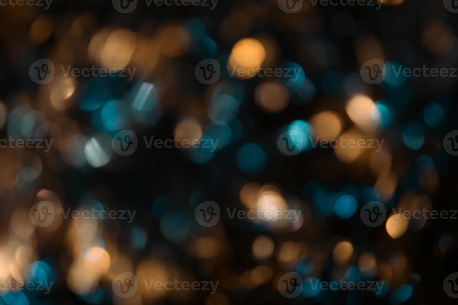 Rainbow Bokeh Prism Rainbow Light Flares Overlay on Black Background photo