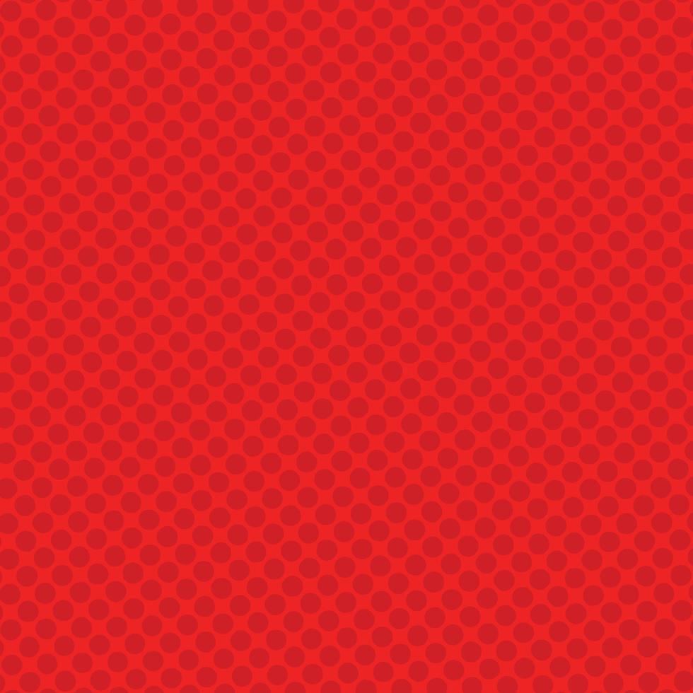 Red polka dots pattern vector background isolated on square template
