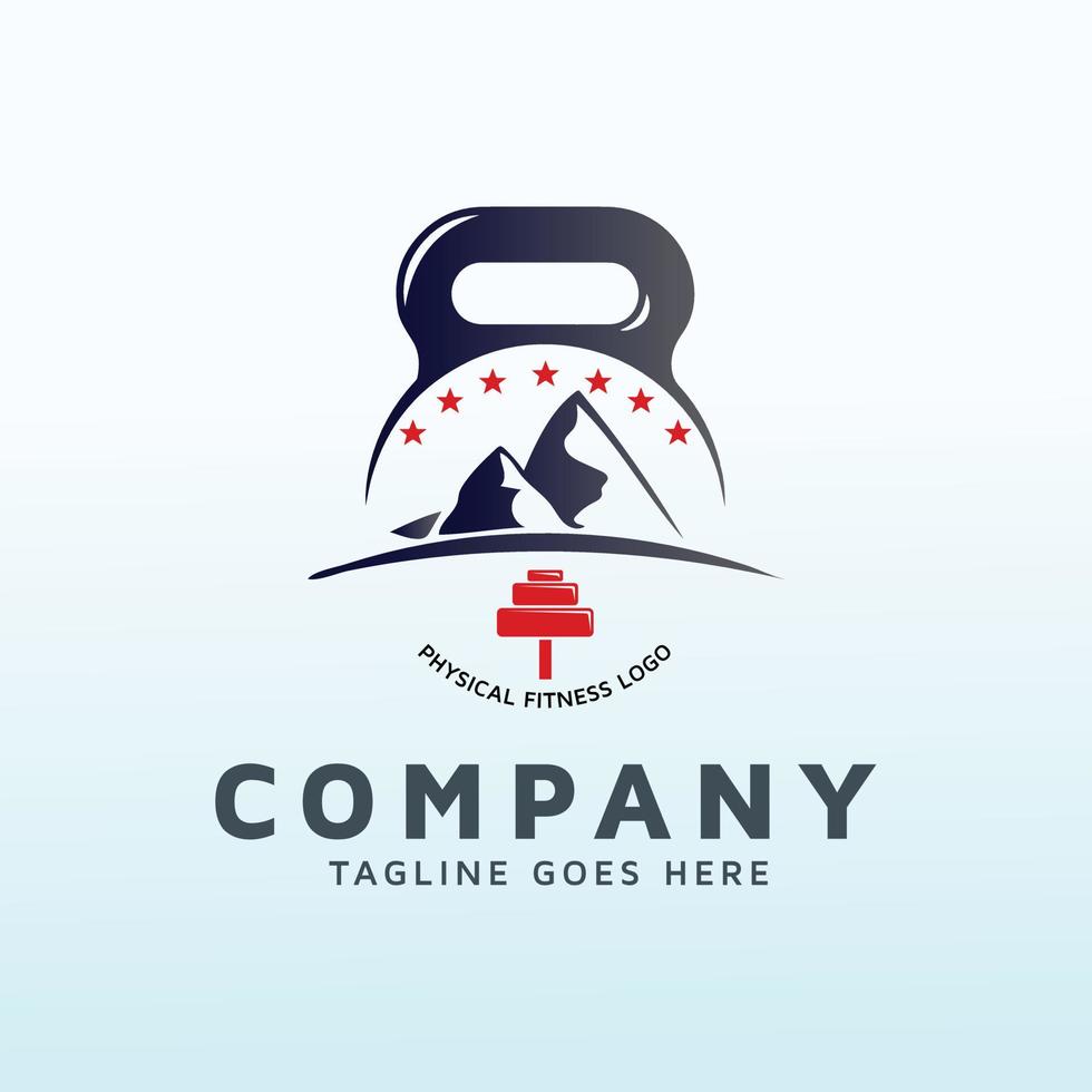 mountain icon fitness logo vector design template