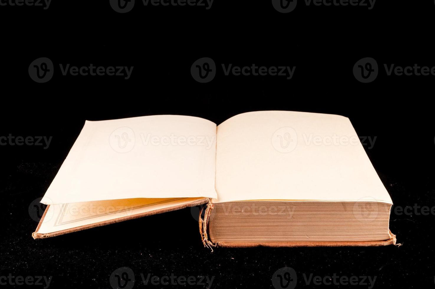 Book on dark background photo