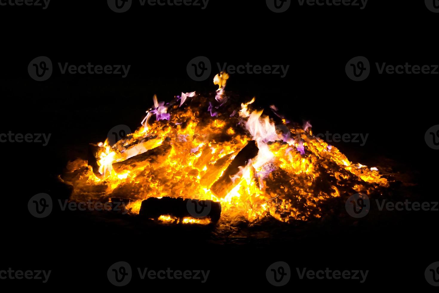 Fire flame isolate on black background. Burn flames, abstract texture. Art design for fire pattern, flame texture. photo