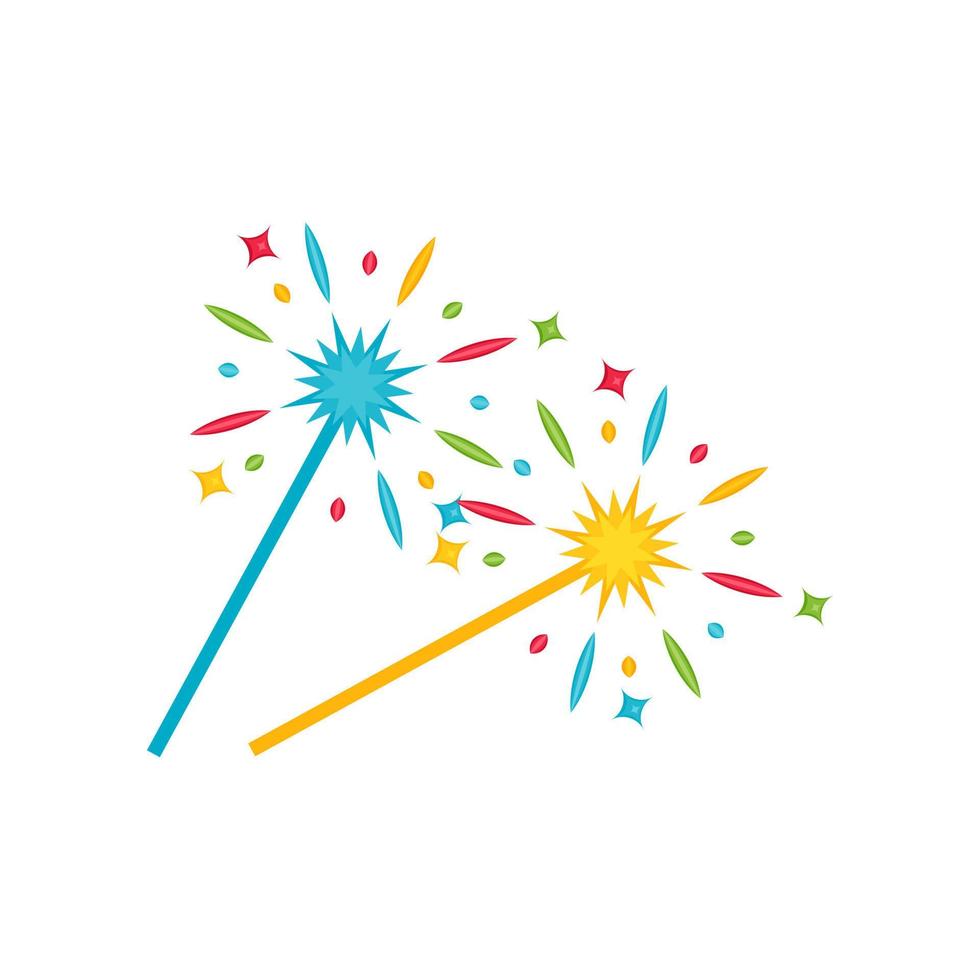 fireworks icon illustration vector for decoration element