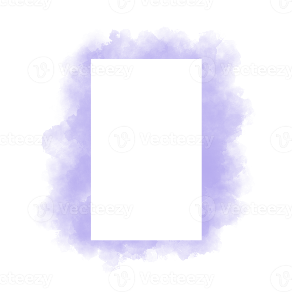 hand painted watercolor rectangle on a white background, Vector soft watercolor splatter background, Watercolor abstract shape isolated on white background, Paint splash png