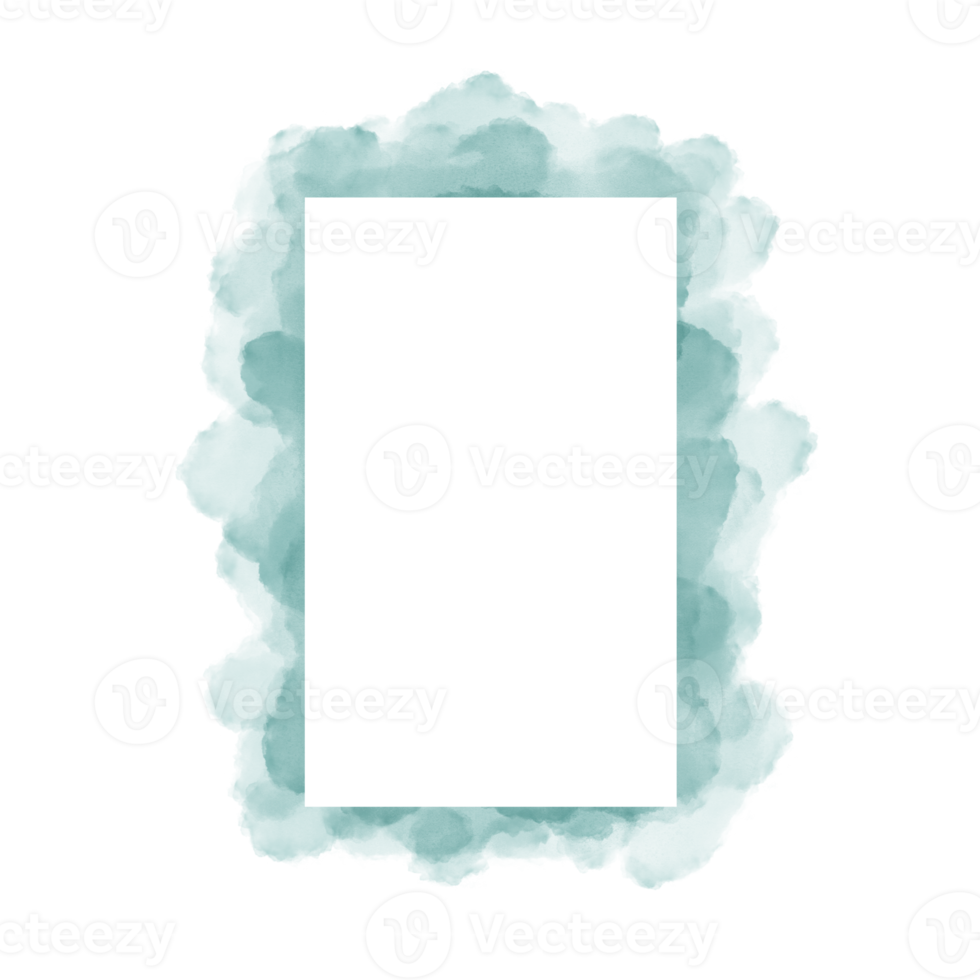 hand painted watercolor rectangle on a white background, Vector soft watercolor splatter background, Watercolor abstract shape isolated on white background, Paint splash png