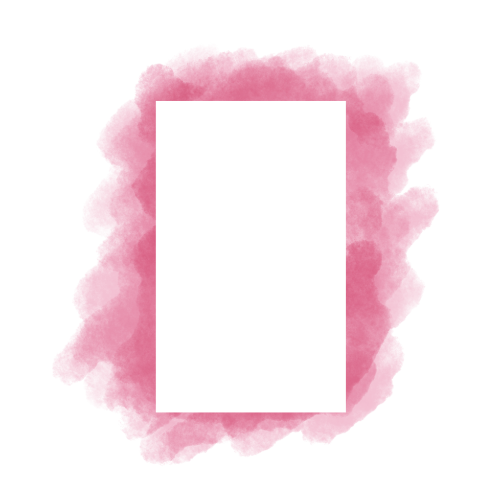 hand painted watercolor rectangle on a white background, Vector soft watercolor splatter background, Watercolor abstract shape isolated on white background, Paint splash png