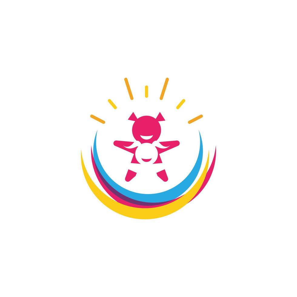 kids concept vector illustration