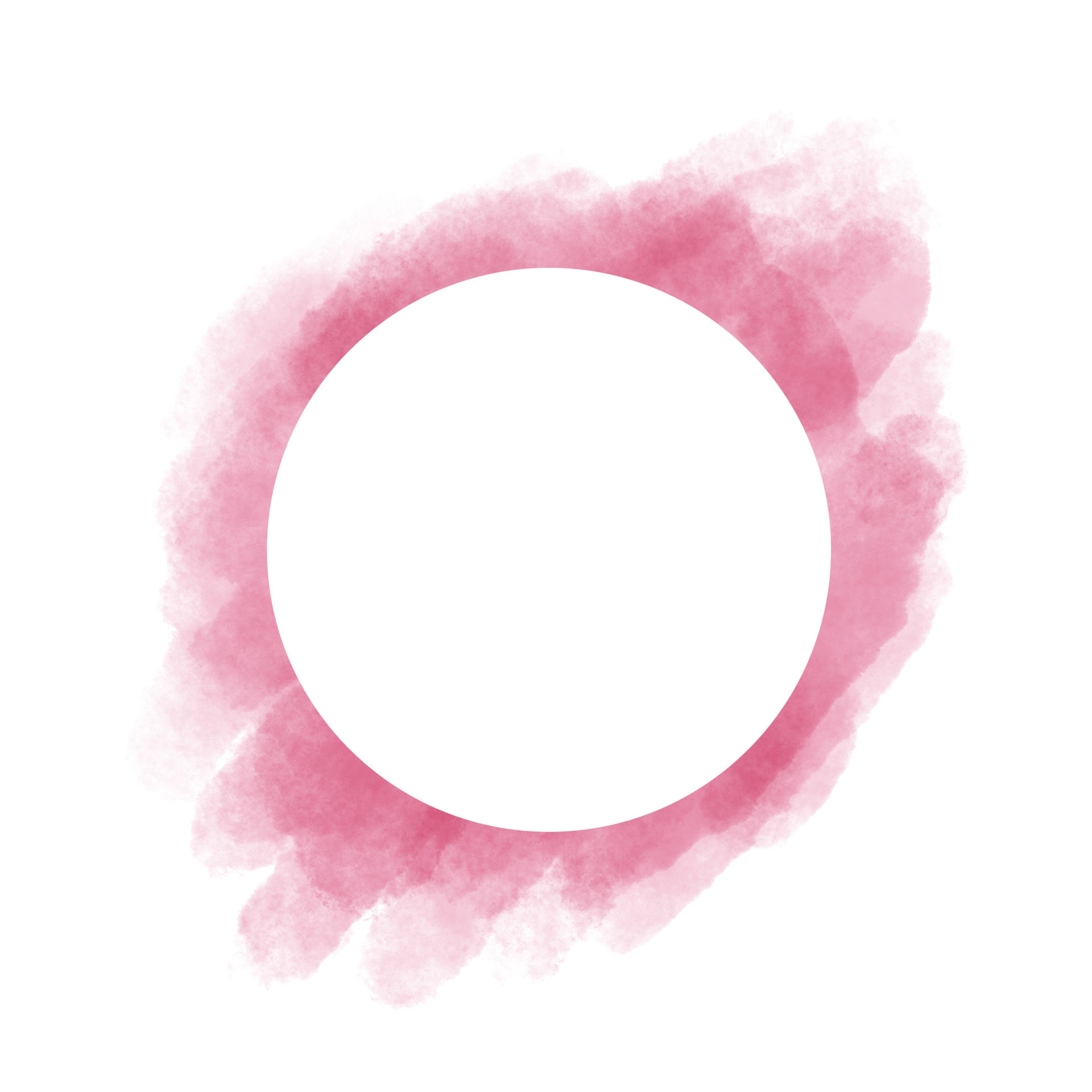 hand painted watercolor circles on a white background, Vector soft