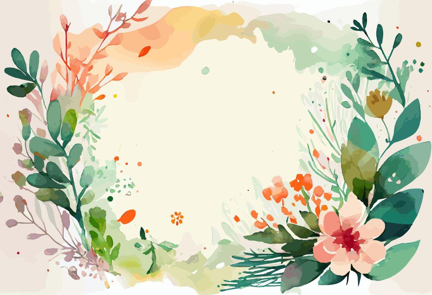 Beautiful Floral Spring Background. vector