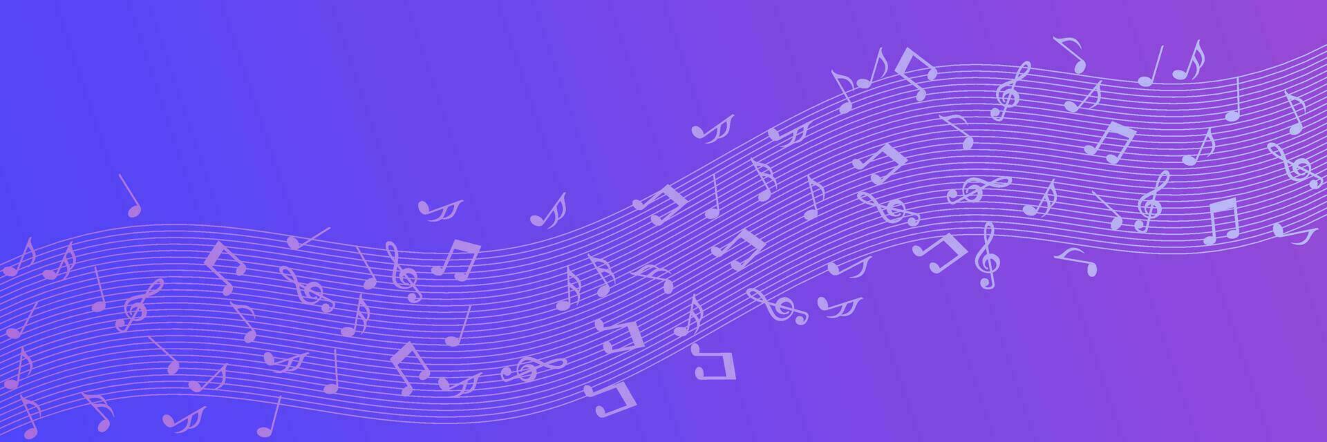 Abstract music background vector