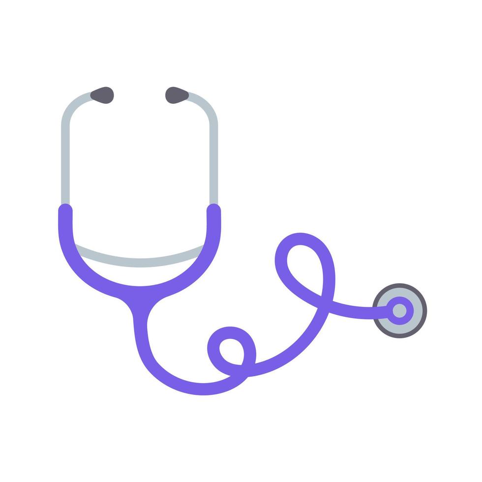 medical stethoscope of nurse and doctor to examine the patient's body vector